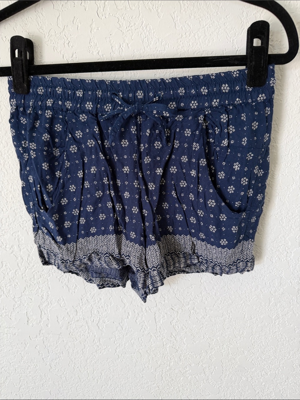 French Connection Printed Drawstring Relaxed Shorts